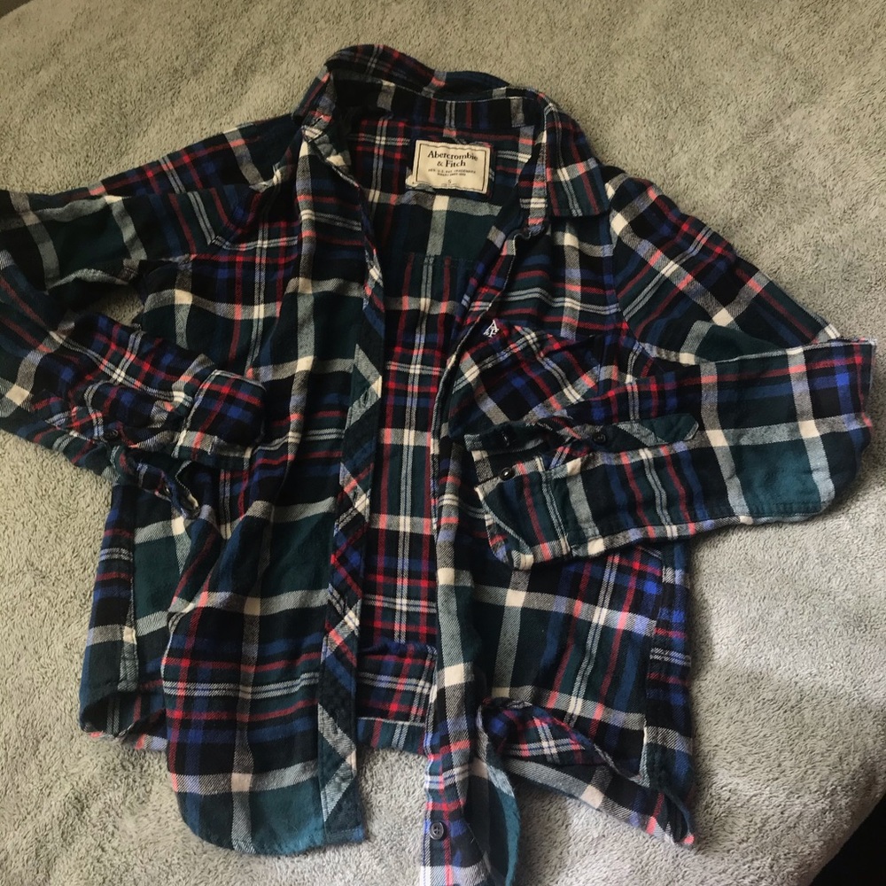 Cozy A&F 🦅 Plaid shirt